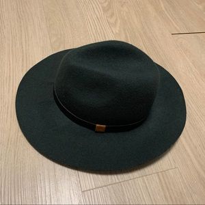 Forever 21 Olive Green wool wide brim hat